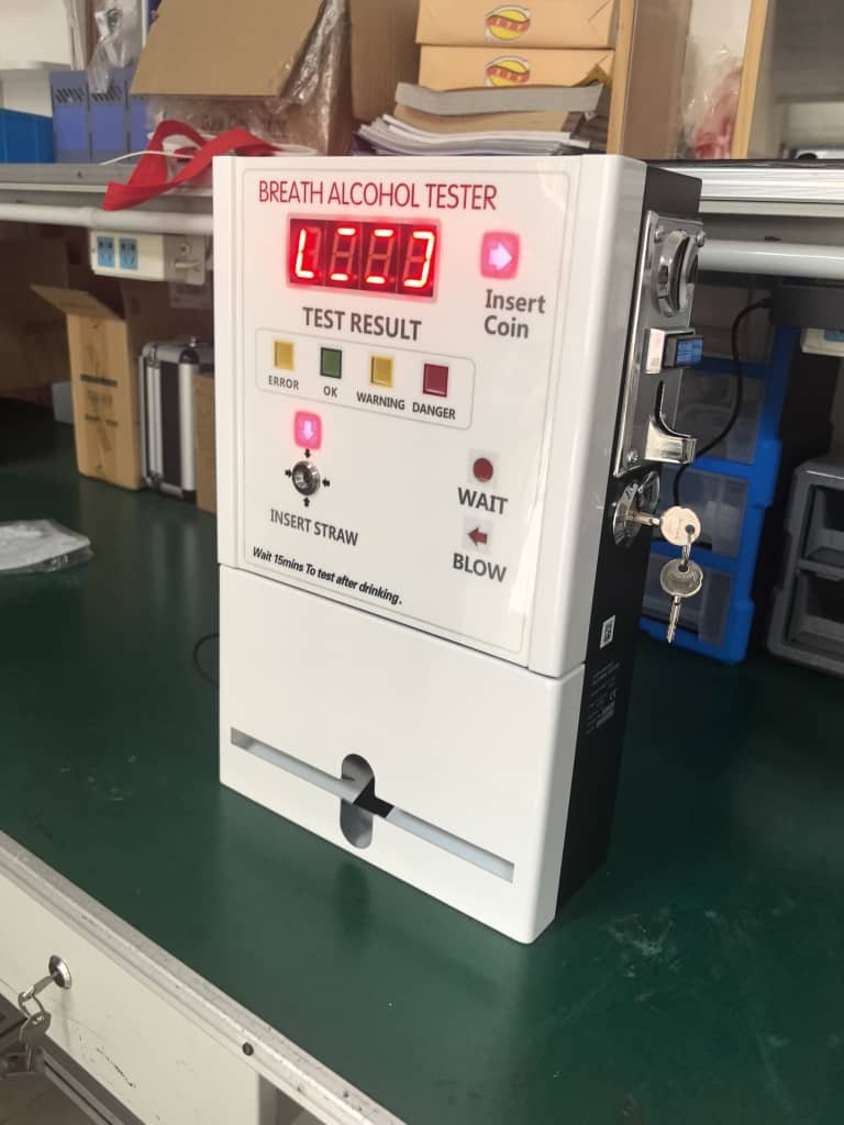 Alcoholimetro a monedas Alcohntrol